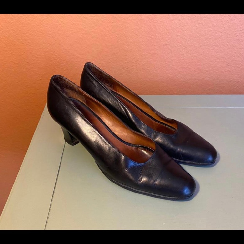 Black Coach Heels